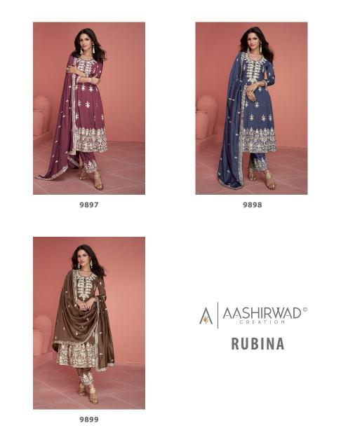 Aashirwad Rubina catalog wholesale salwar kameez uk