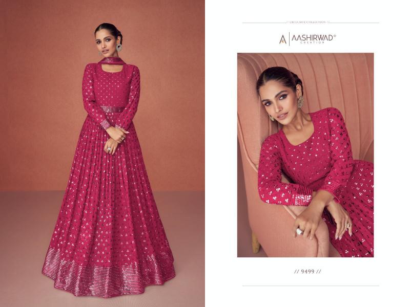 Aashirwad Season Diamond catalog salwar kameez wholesale surat gujarat