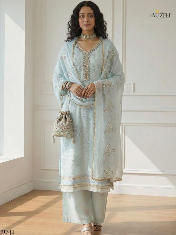 Alizeh 7041 To 7044 catalog whosale designer salwar suits