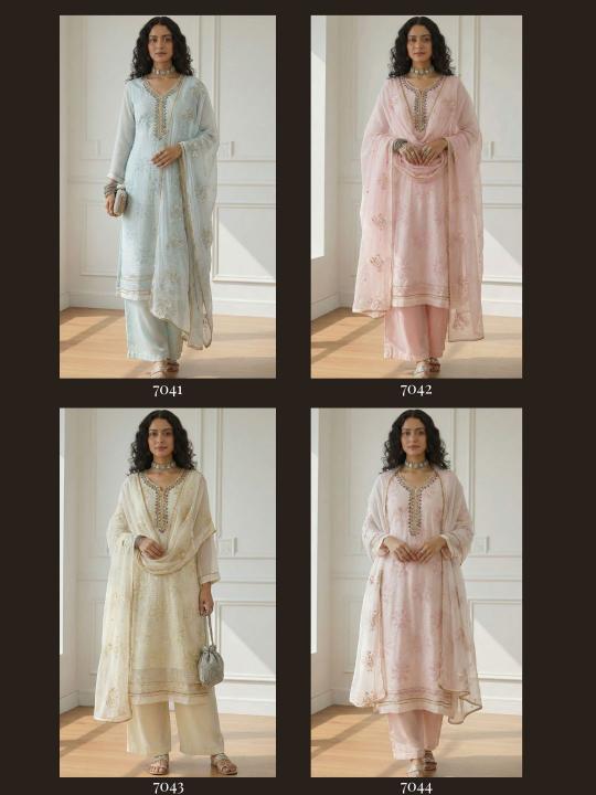 Alizeh 7041 To 7044 catalog whosale designer salwar suits