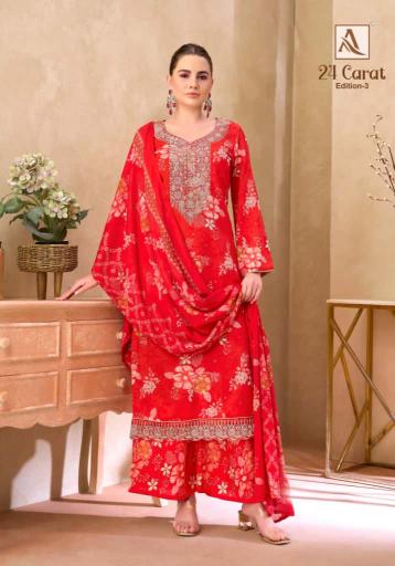 Alok 24 Carat vol 3 catalog surat dress material wholesalers online