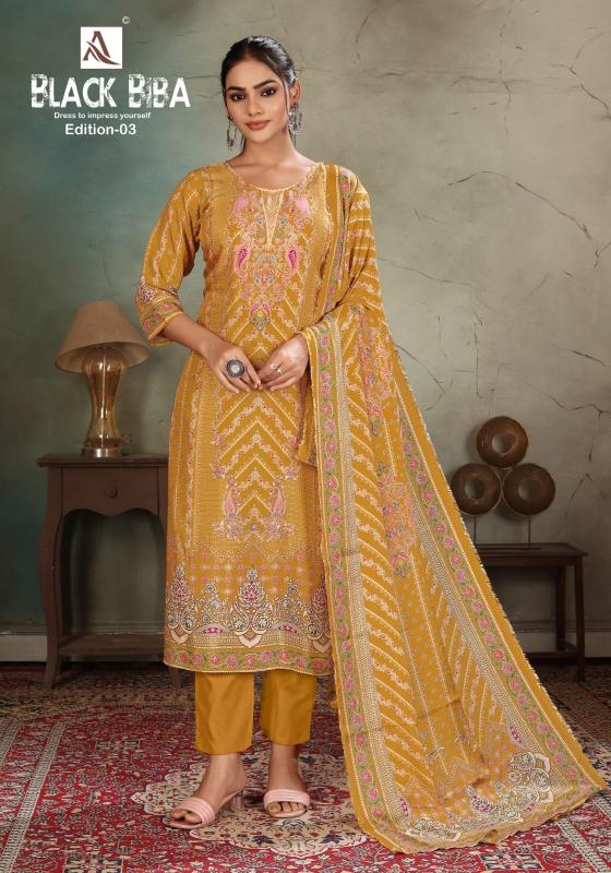Alok Black Biba vol 3 catalog wholesale dress material market in mumbai borivali
