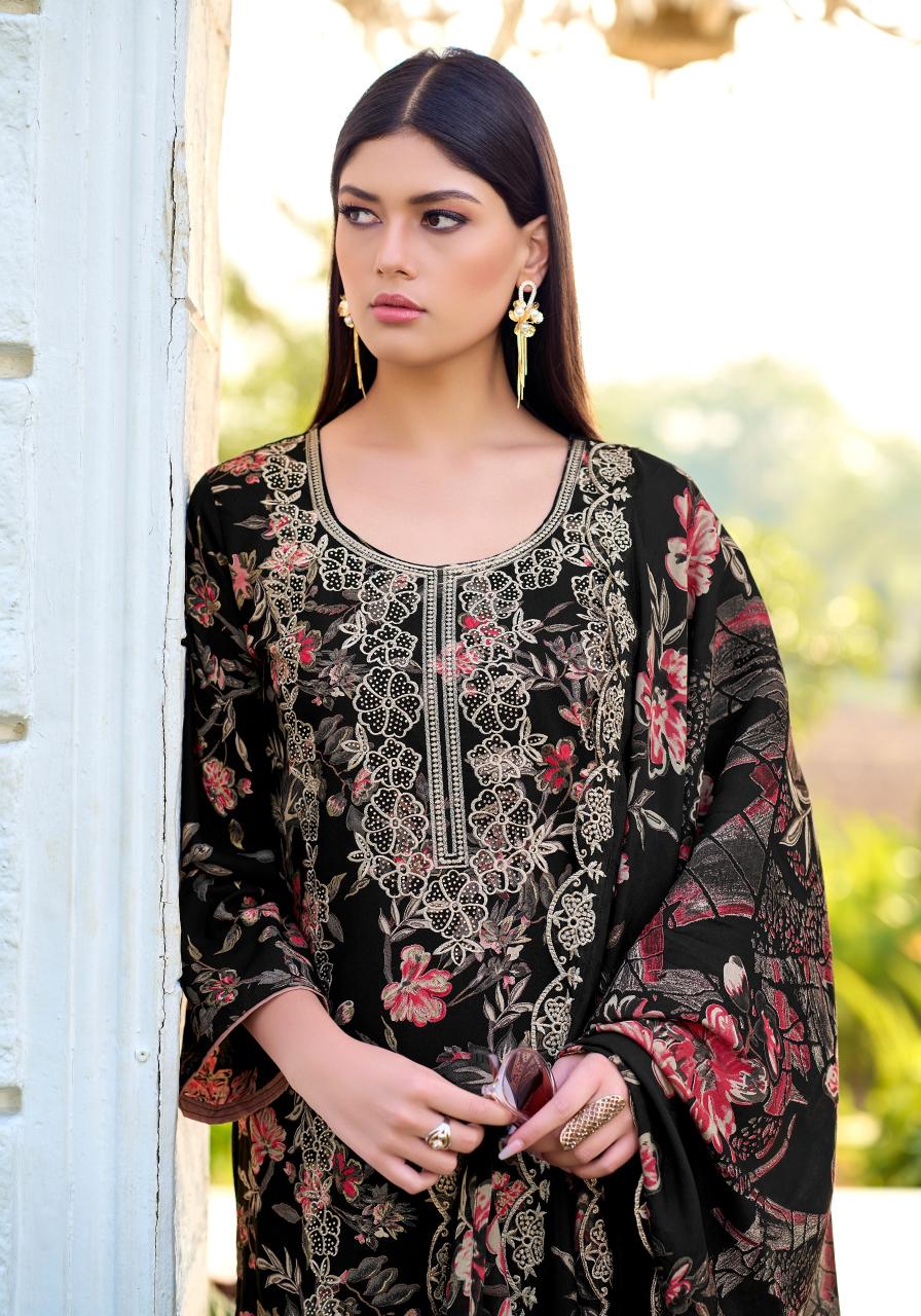 Alok Black Moon catalog surat chdhidar dress material wholesale 
