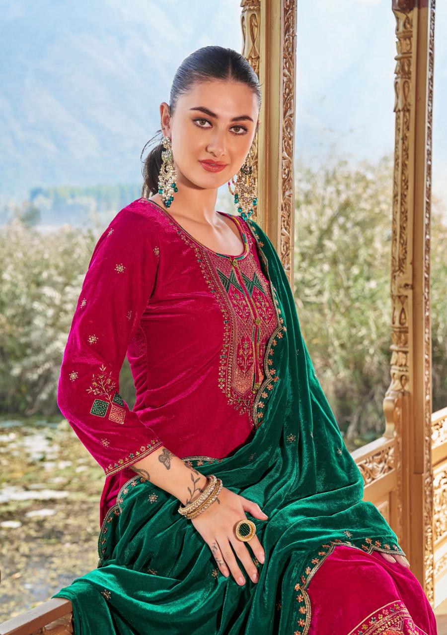 Alok Mehboob catalog ladies suit dress material at wholesale rate