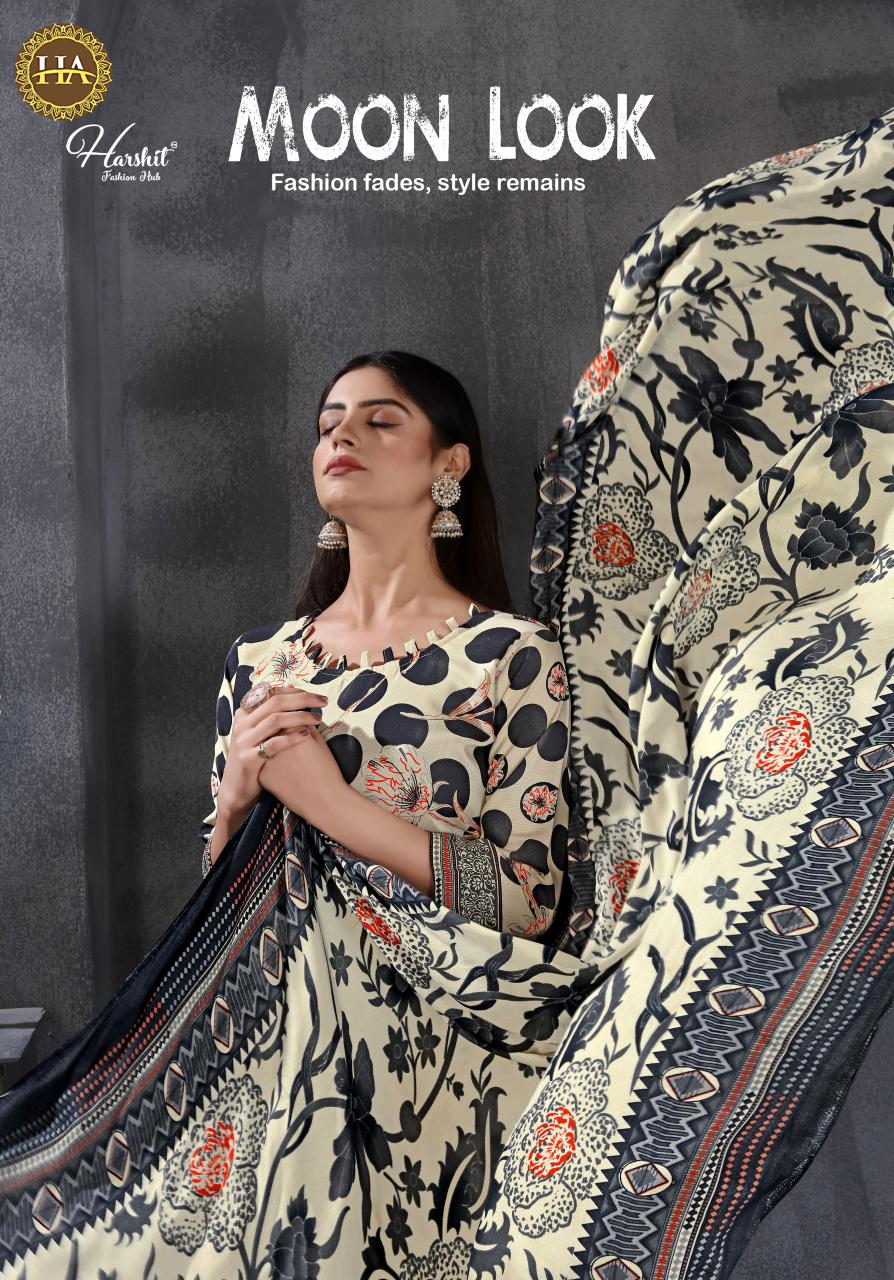 Alok Moon Look catalog surat textile dress material wholesale market