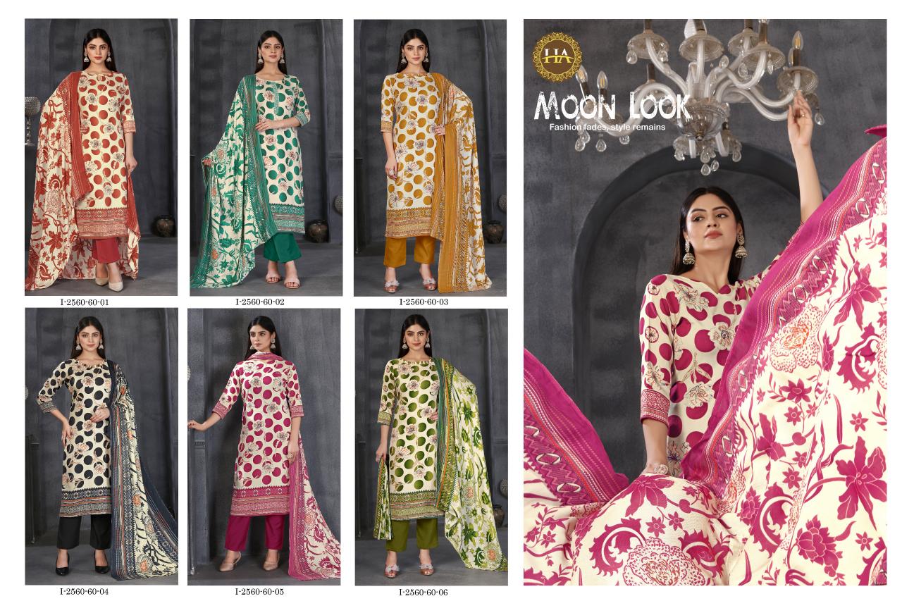 Alok Moon Look catalog surat textile dress material wholesale market