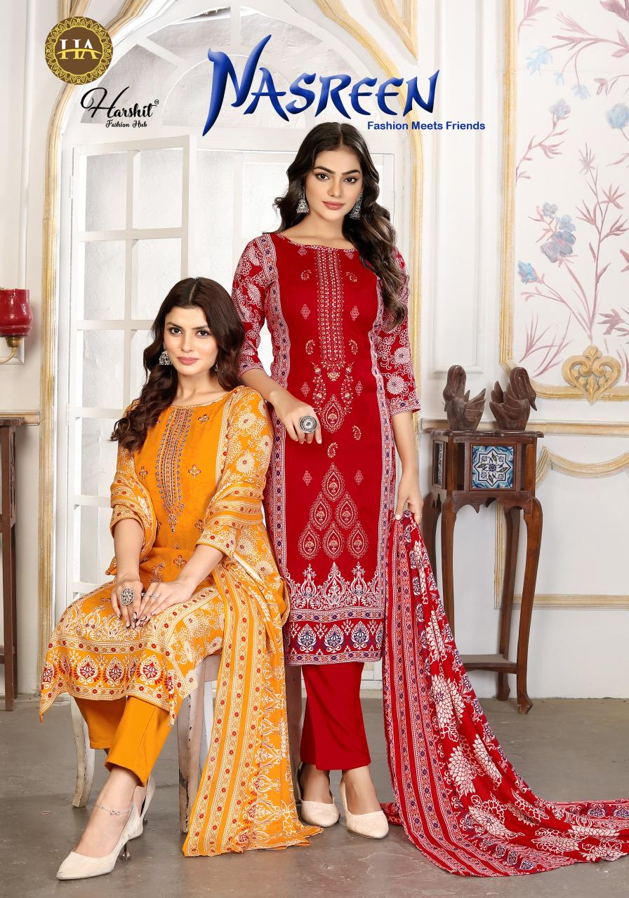 Alok Nasreen catalog surat dress material wholesalers in chennai