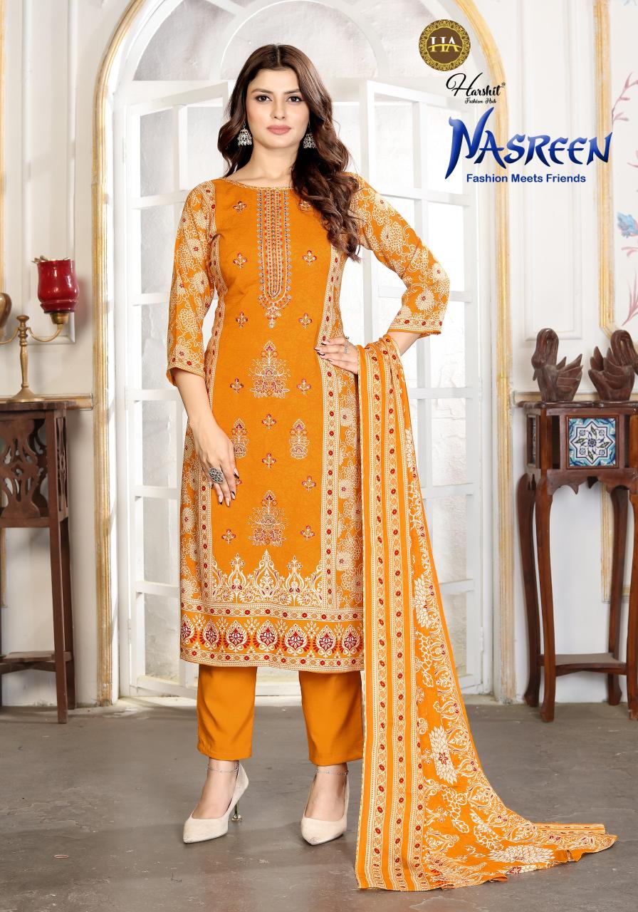 Alok Nasreen catalog surat dress material wholesalers in chennai