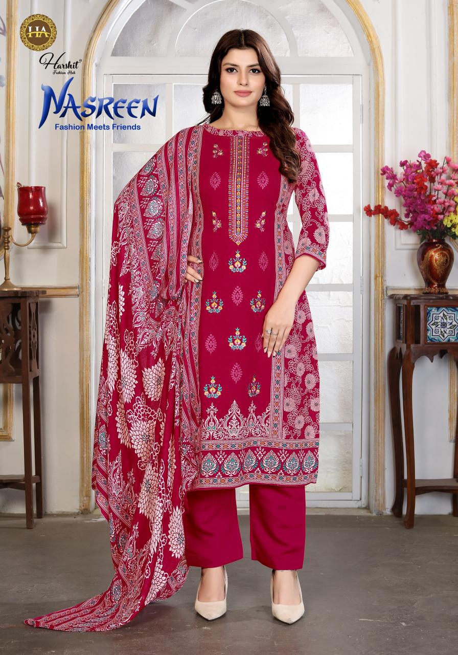 Alok Nasreen catalog surat dress material wholesalers in chennai
