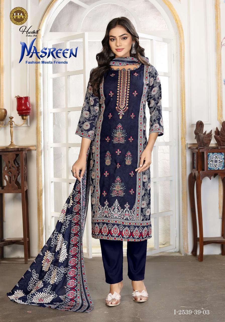 Alok Nasreen catalog surat dress material wholesalers in chennai