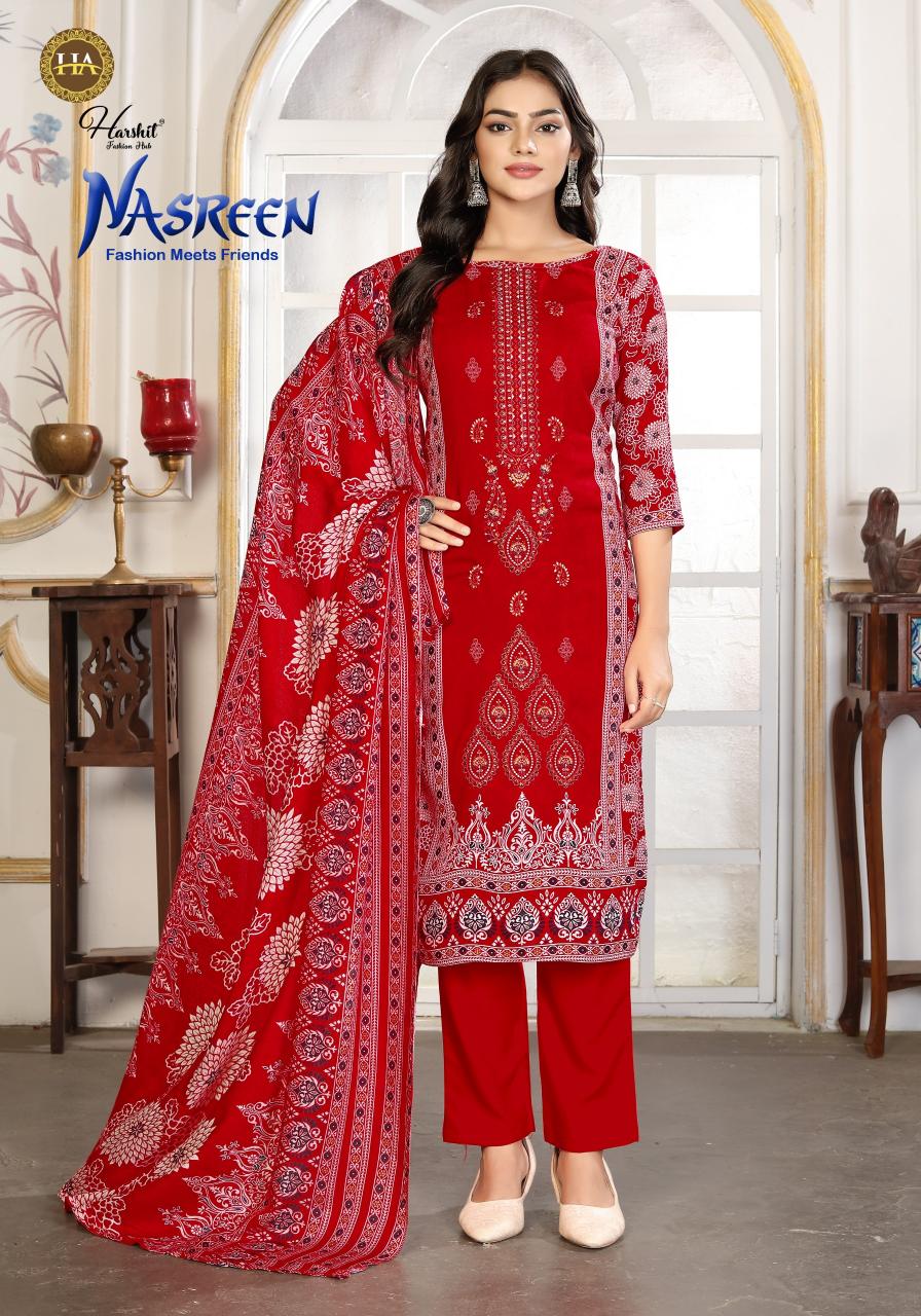 Alok Nasreen catalog surat dress material wholesalers in chennai