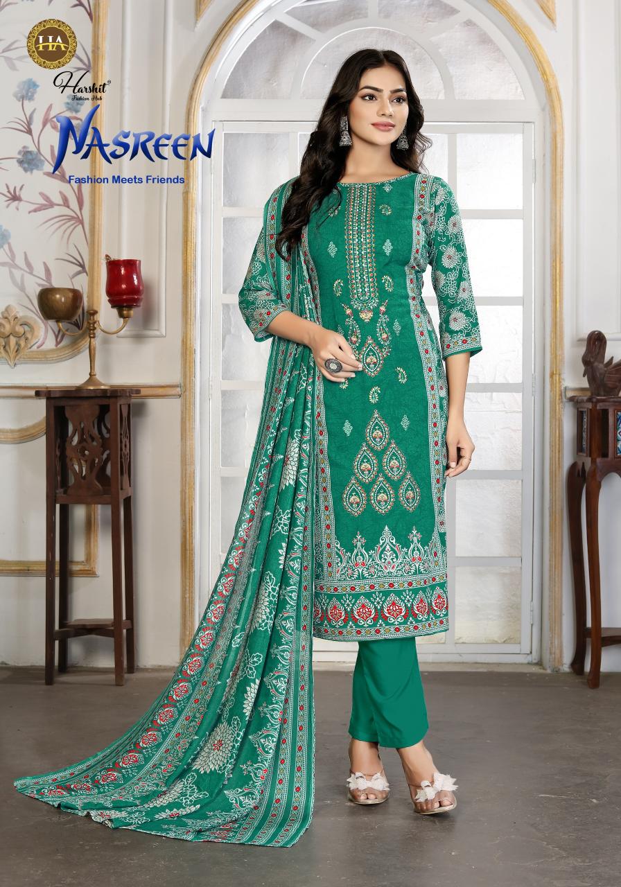 Alok Nasreen catalog surat dress material wholesalers in chennai