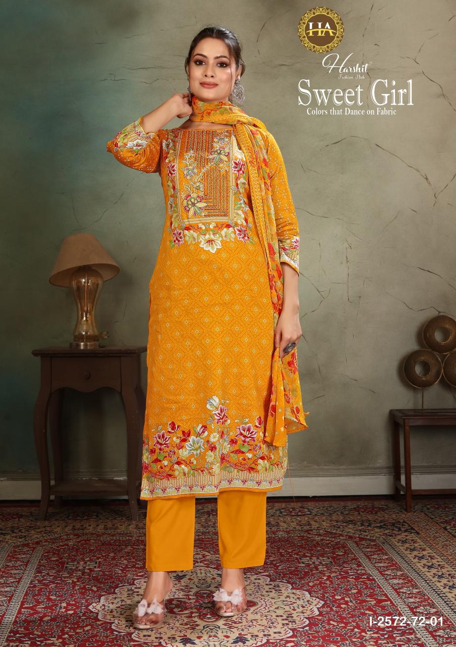Alok Sweet Girl catalog wholesale dress material retailers in mumbai