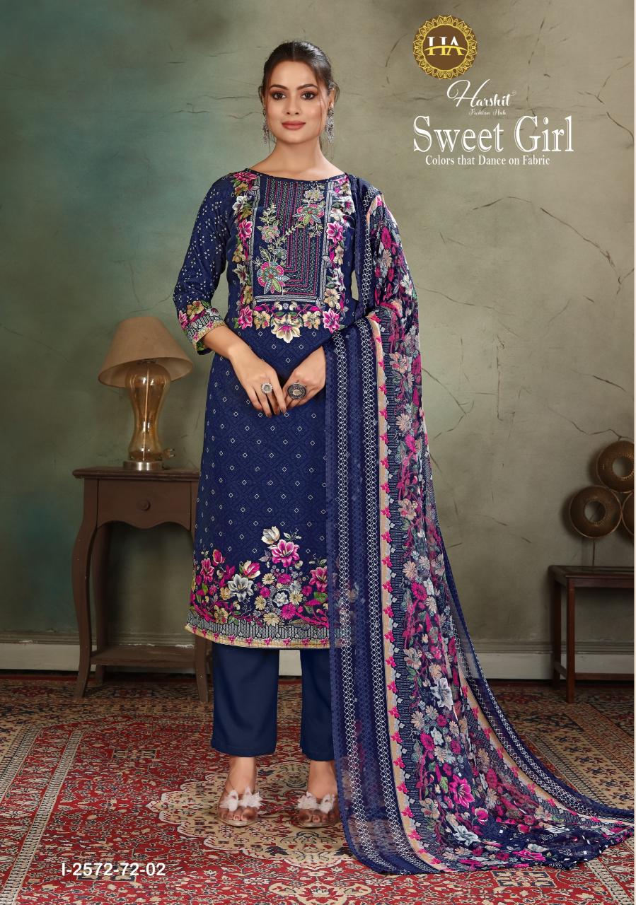 Alok Sweet Girl catalog wholesale dress material retailers in mumbai