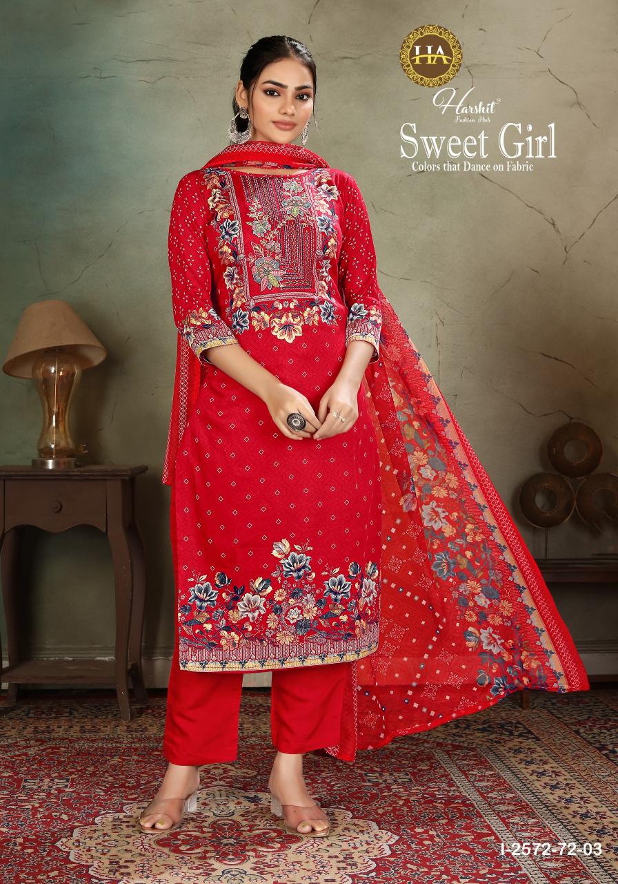 Alok Sweet Girl catalog wholesale dress material retailers in mumbai