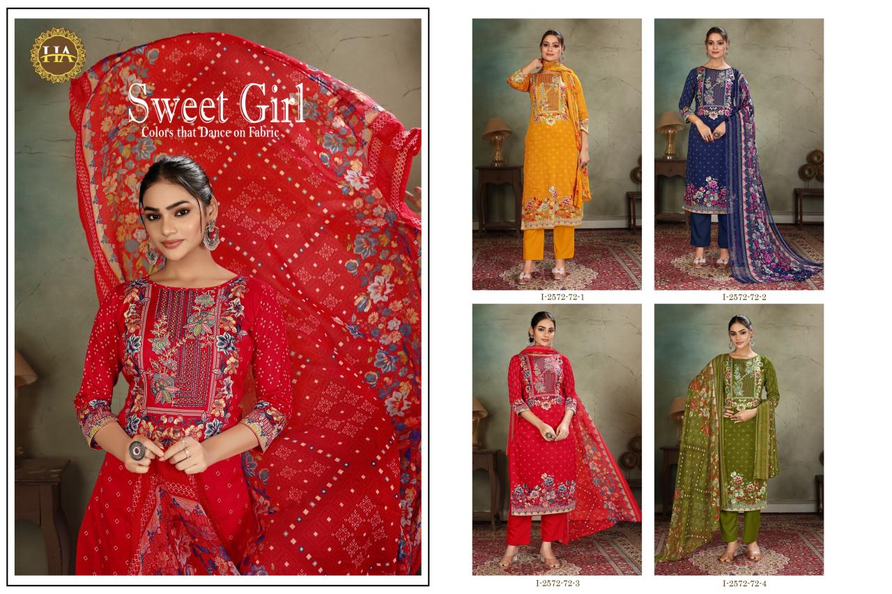 Alok Sweet Girl catalog wholesale dress material retailers in mumbai