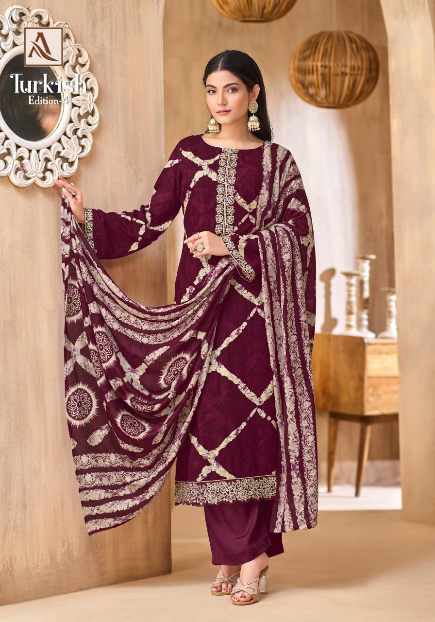 Alok Turkish vol 4 catalog wholesale dress material in rajkot