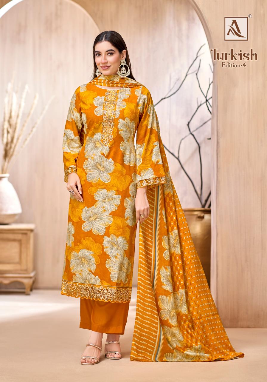 Alok Turkish vol 4 catalog wholesale dress material in rajkot