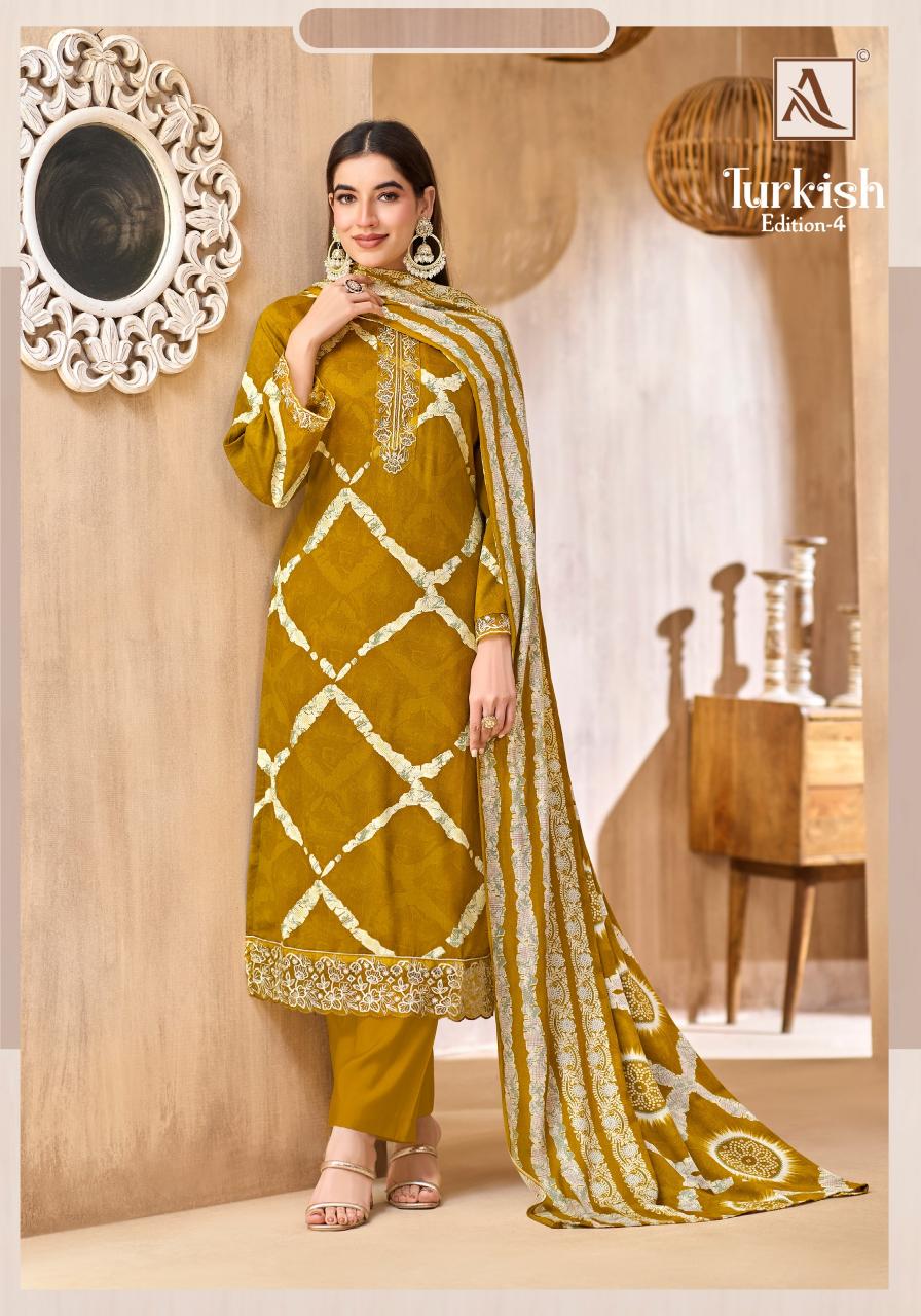 Alok Turkish vol 4 catalog wholesale dress material in rajkot