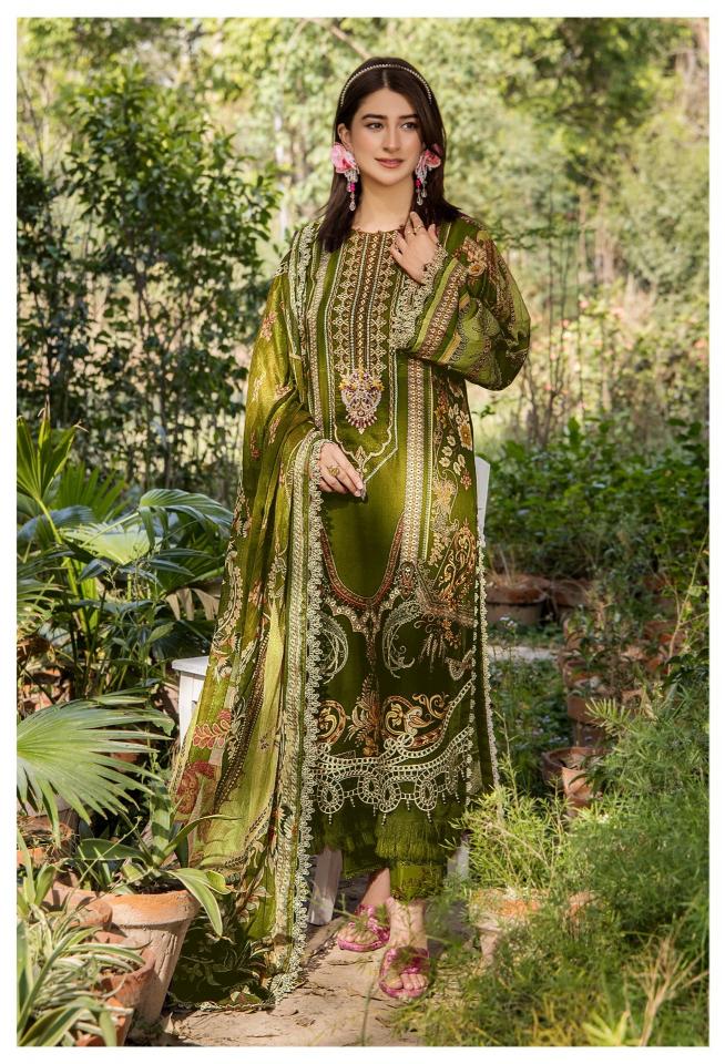 Alzohaib Az Aalsha vol 2 catalog Cotton Dupatta pakistani suits in wholesale price