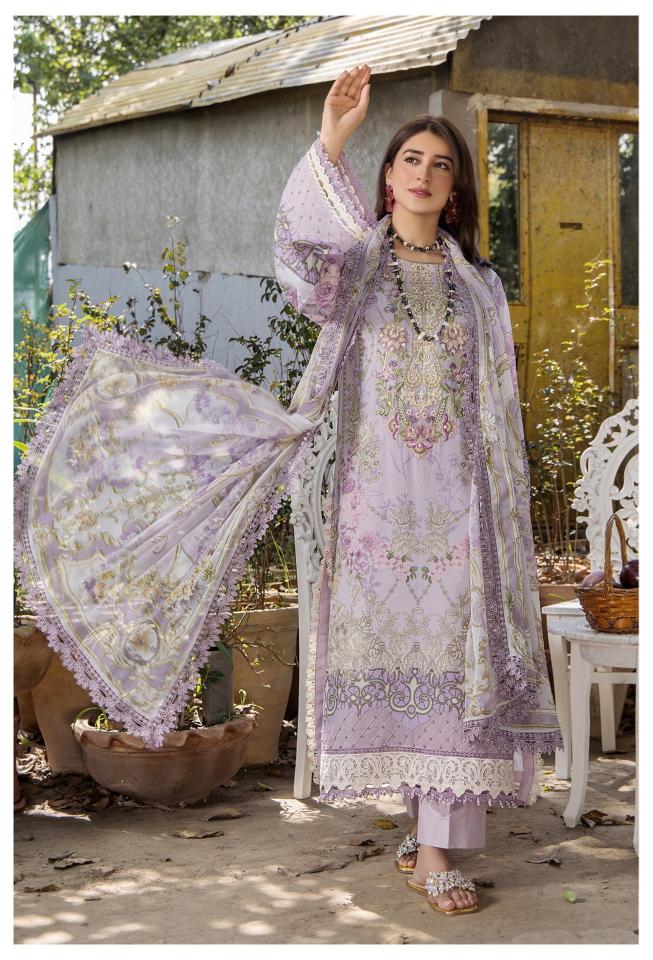 Alzohaib Az Aamina vol 2 catalog Chiffon Dupatta surat pakistani suits wholesale