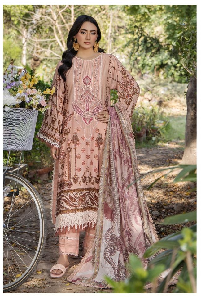 Alzohaib Az Aamina vol 2 catalog Cotton Dupatta wholesale dealer of pakistani suits in india