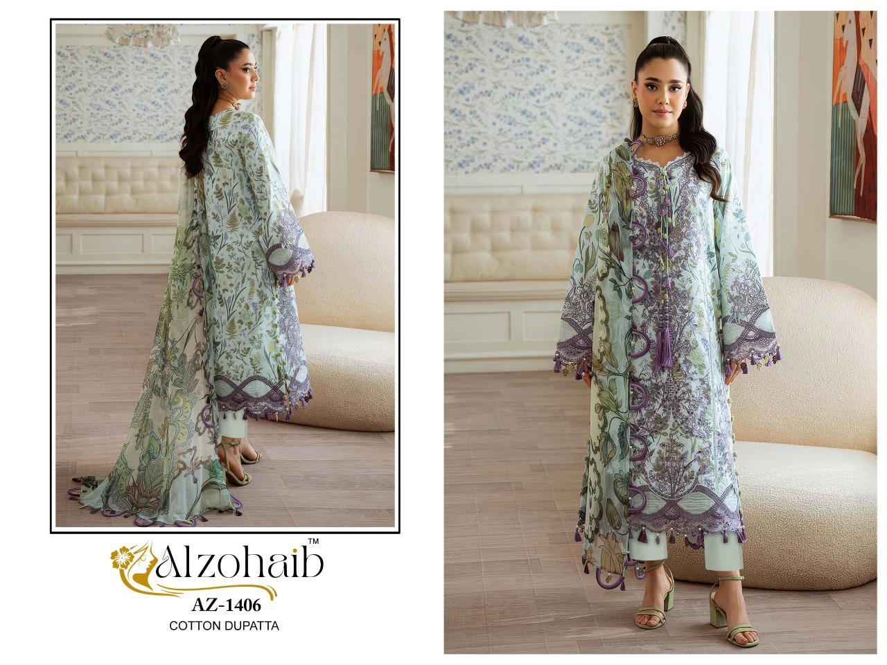 Alzohaib Az Riwayat vol 1 catalog Cotton Dupatta 