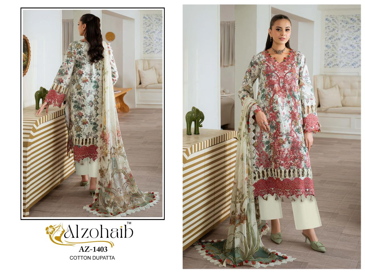 Alzohaib Az Riwayat vol 1 catalog Cotton Dupatta 