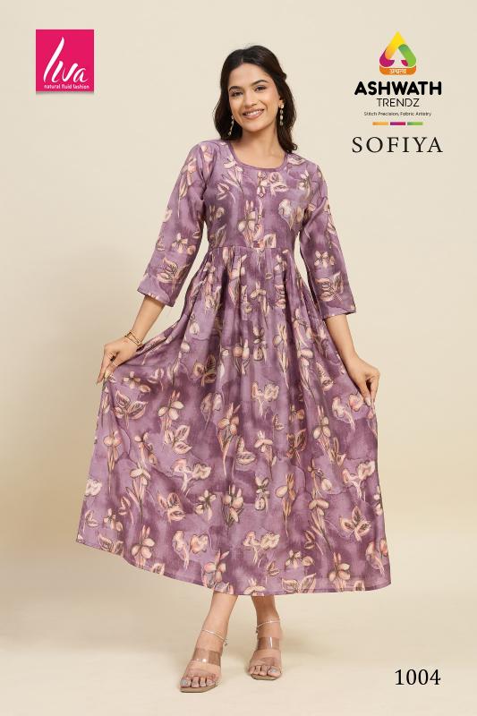Ashwath Sofiya catalog anarkali kurtis wholesale
