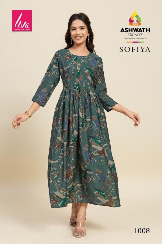 Ashwath Sofiya catalog anarkali kurtis wholesale