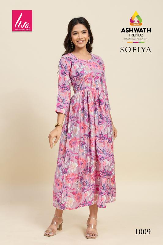 Ashwath Sofiya catalog anarkali kurtis wholesale