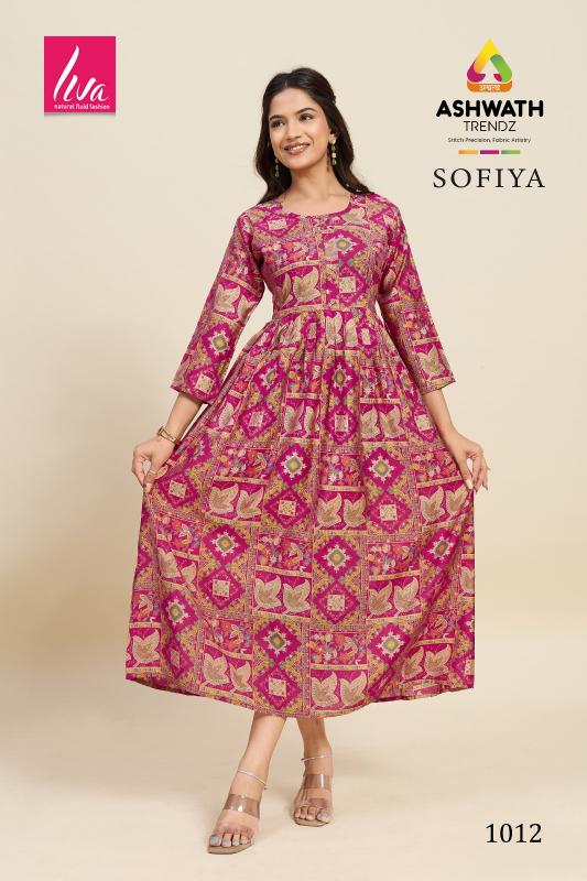 Ashwath Sofiya catalog anarkali kurtis wholesale