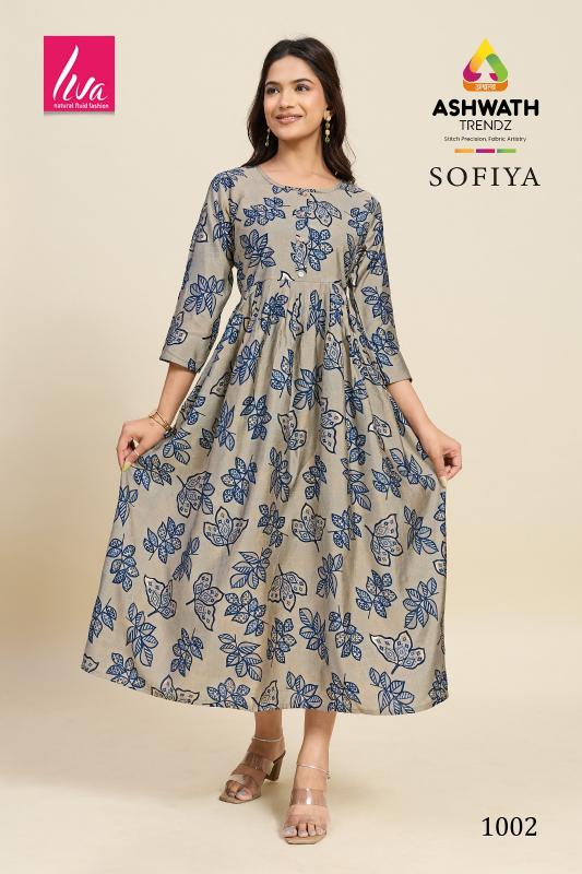 Ashwath Sofiya catalog anarkali kurtis wholesale