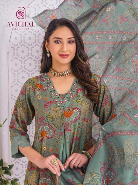 Avichal catalog designer kurtis buy online in wholesale price