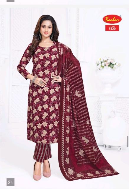 Baalar Zaara Vol-34 – Kurti Pant With Dupatta - Wholesale Catalog