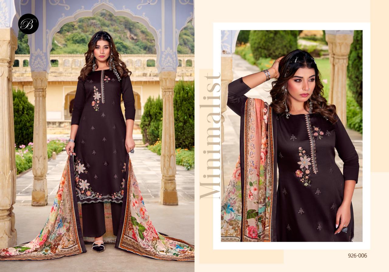 Belliza Zarqash Vol 13 catalog ladies dress material wholesalers in dadar
