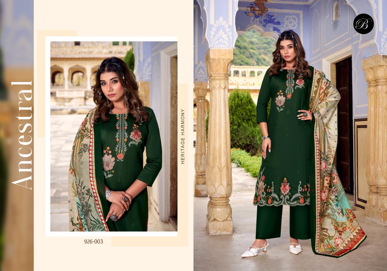 Belliza Zarqash Vol 13 catalog ladies dress material wholesalers in dadar