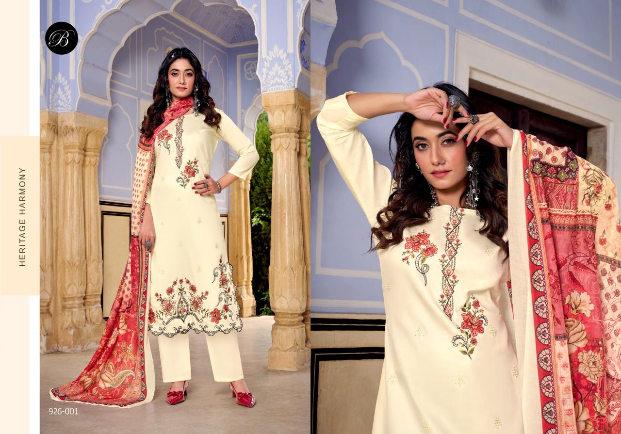 Belliza Zarqash Vol 13 catalog ladies dress material wholesalers in dadar