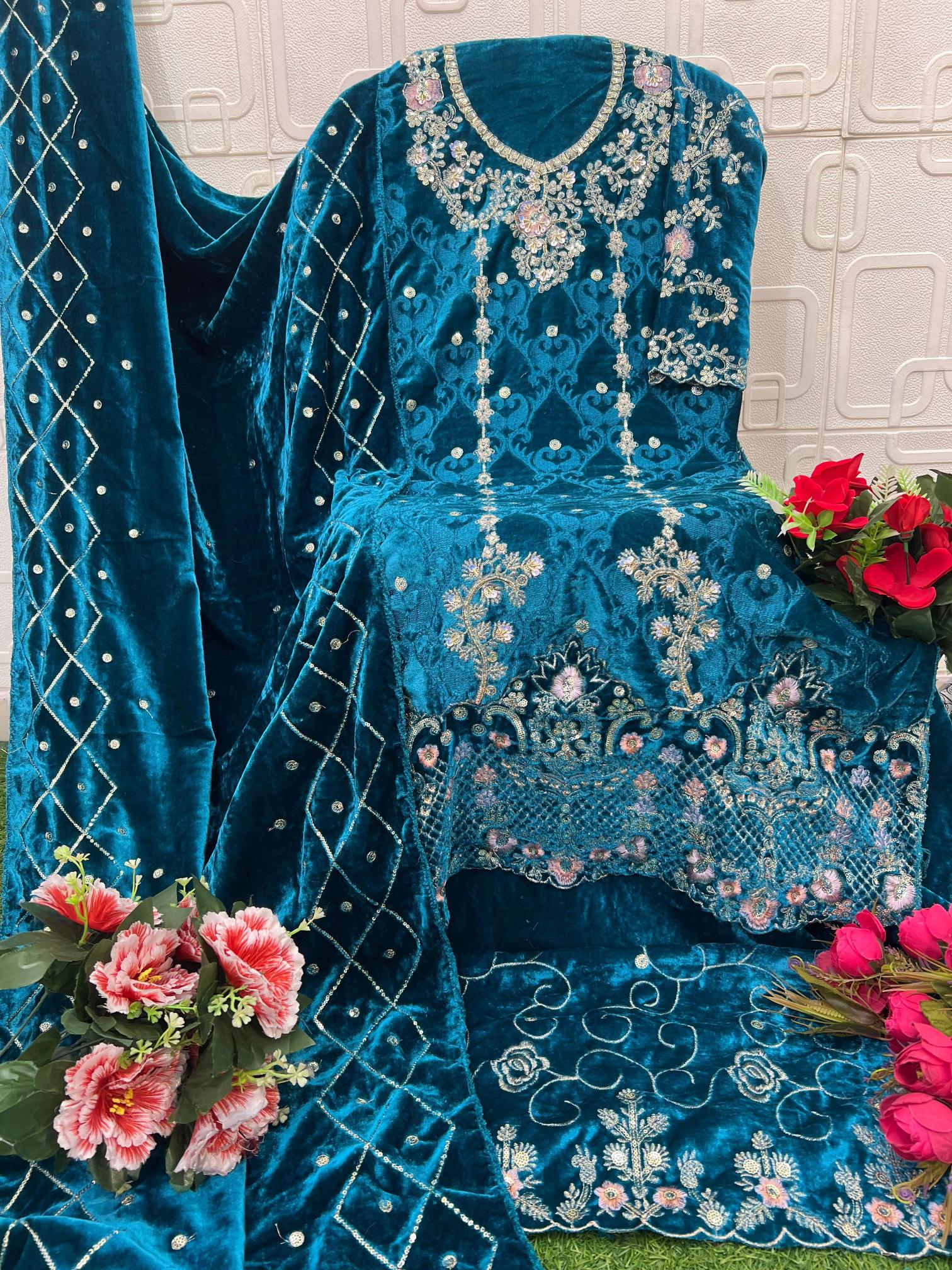 Bilqis B 233 catalog pakistani suits wholesalers in chandni chowk