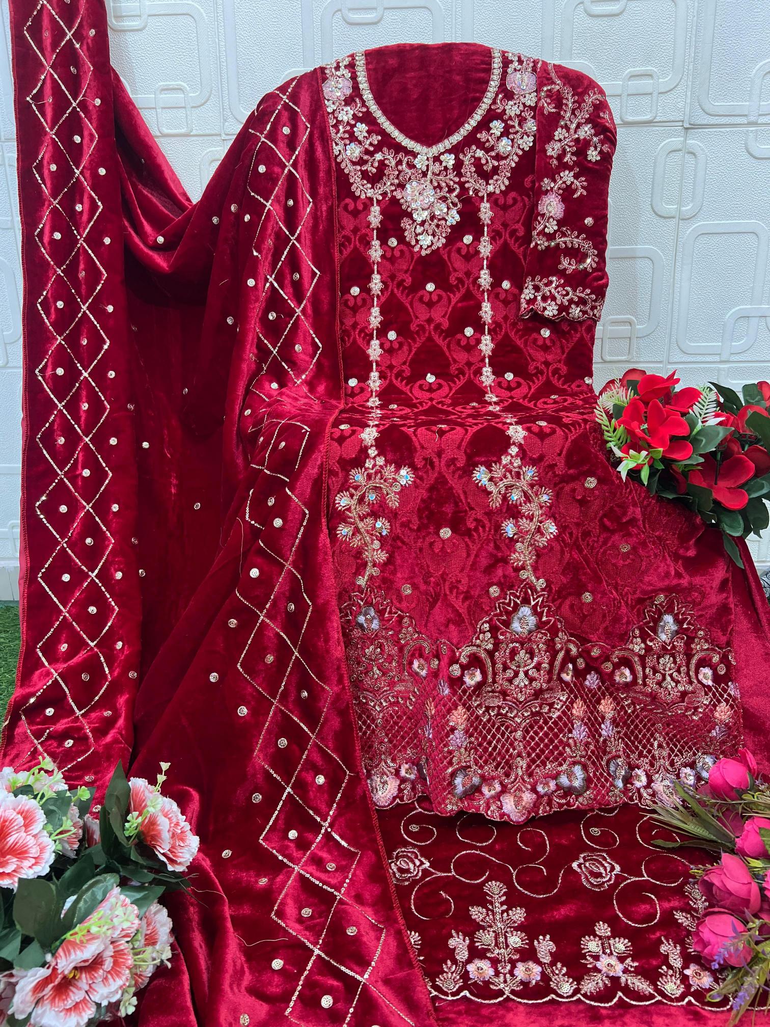 Bilqis B 233 catalog pakistani suits wholesalers in chandni chowk
