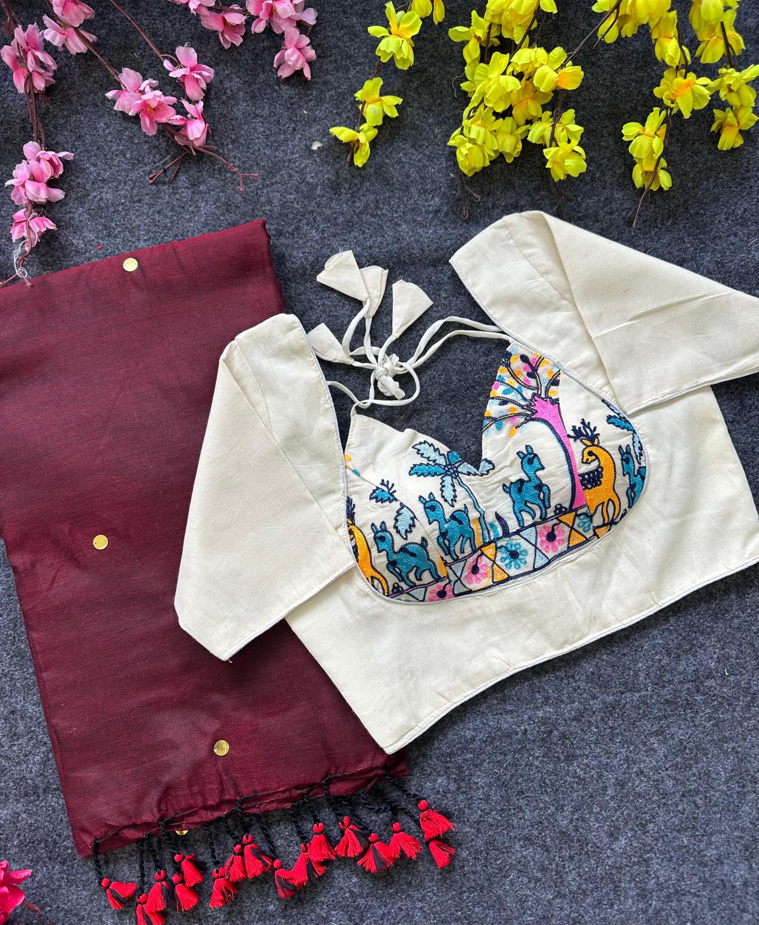 Blousewala Hk49 vol 3 catalog wholesale saree with blouse bits in t naga