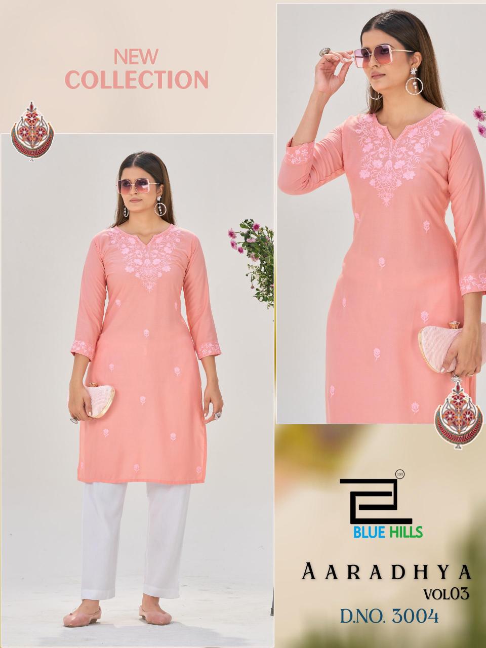 Blue Hills Aaradhya vol 3 catalog biba kurtis wholesale in delhi