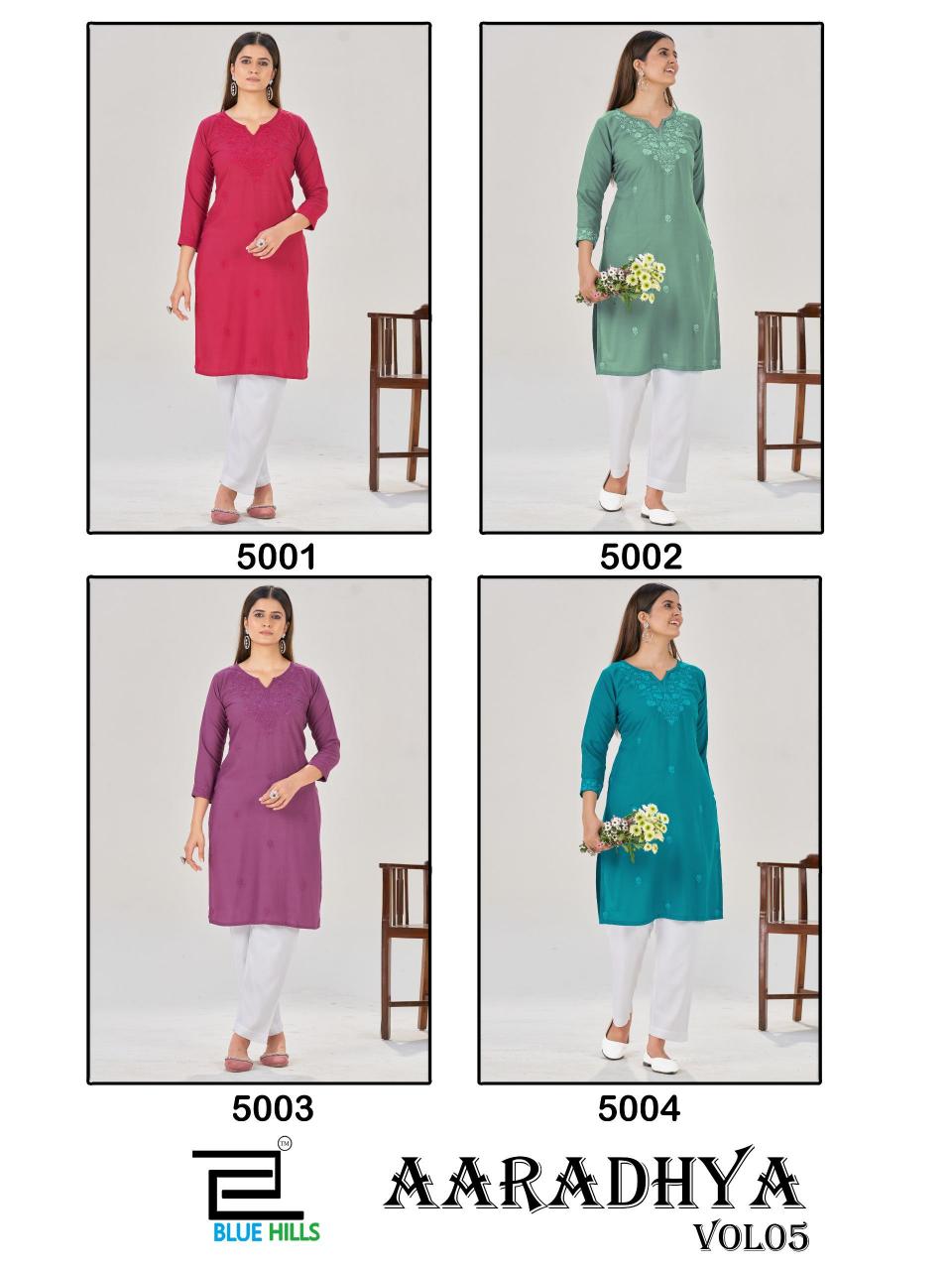 Blue Hills Aaradhya vol 5 catalog biba kurtis wholesale in bangalore