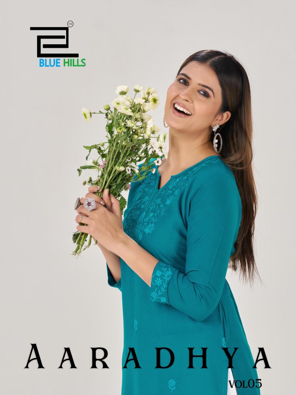 Blue Hills Aaradhya vol 5 catalog biba kurtis wholesale in bangalore
