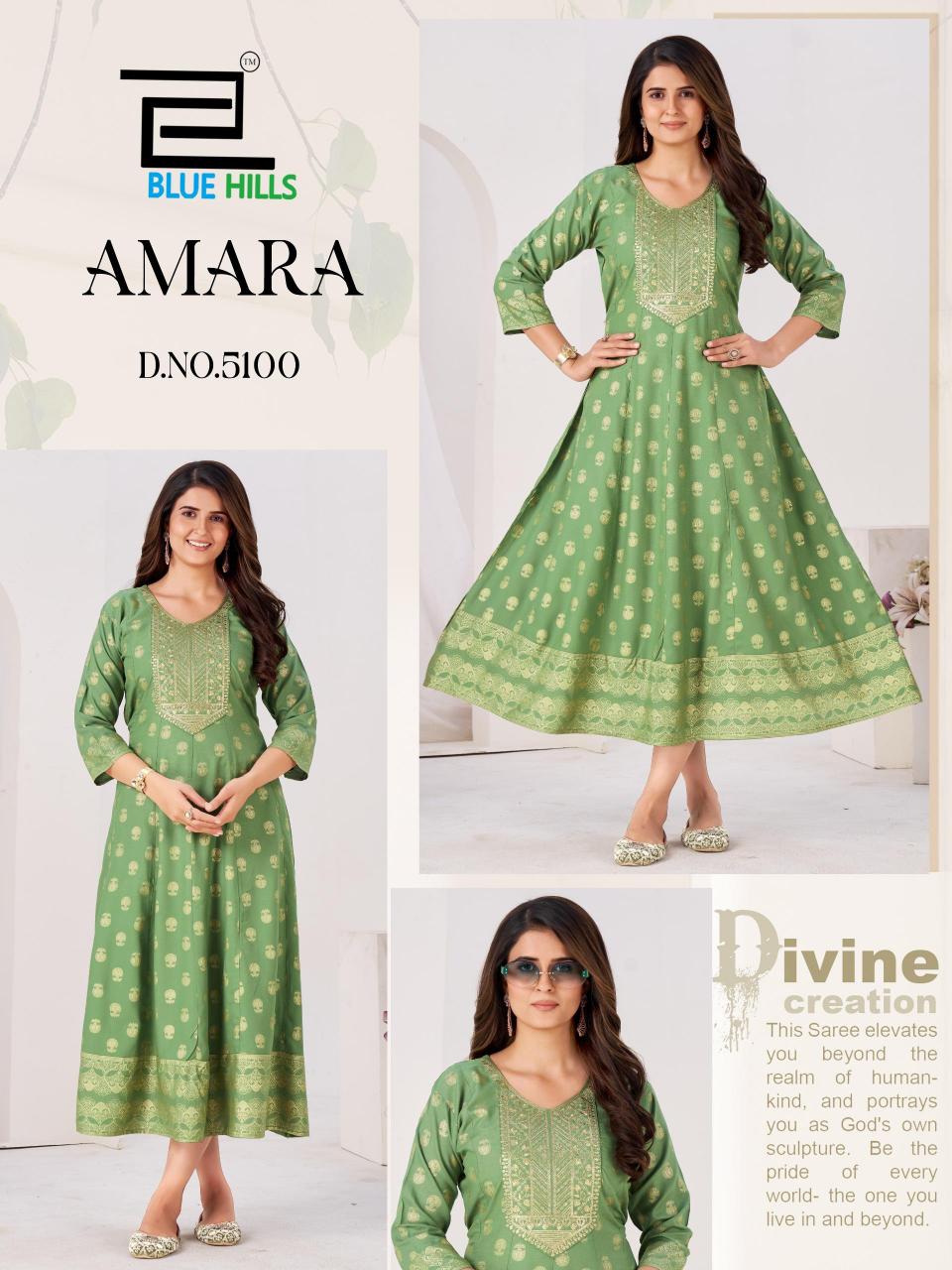 Blue Hills Amara catalog wholesale kurti manufacturer supplier dealer online mumbai