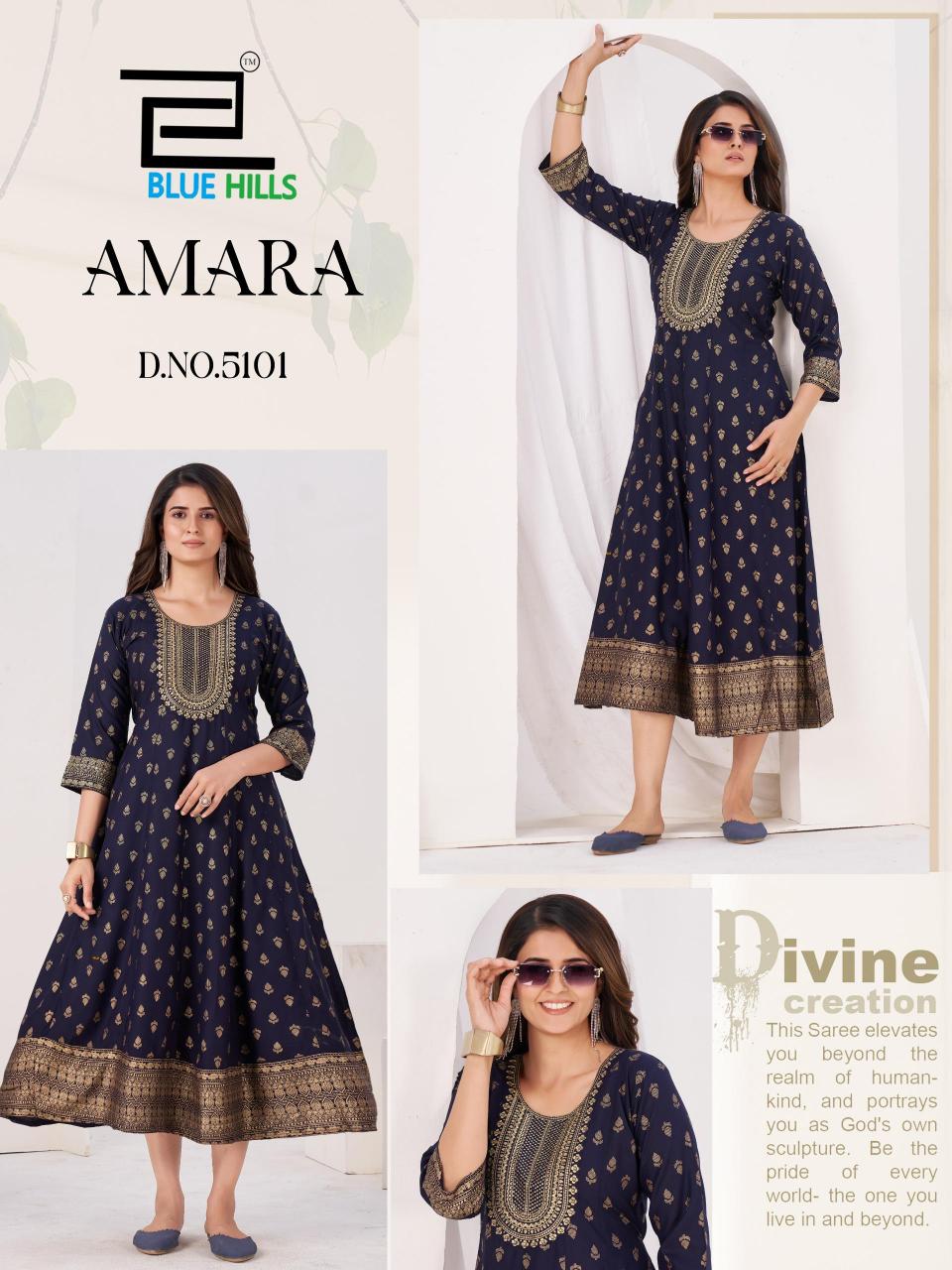 Blue Hills Amara catalog wholesale kurti manufacturer supplier dealer online mumbai
