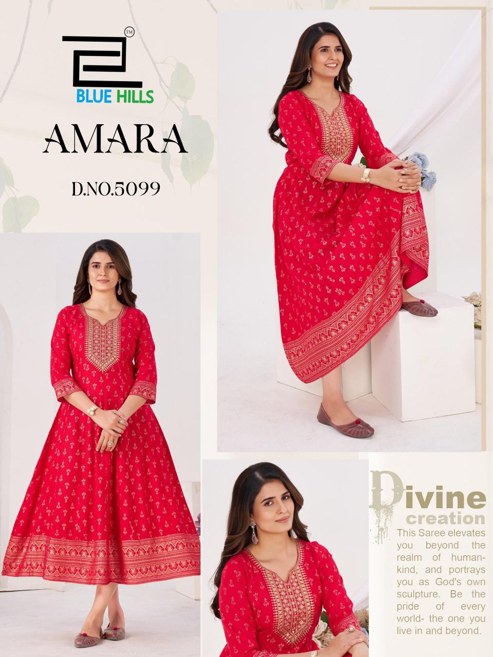 Blue Hills Amara catalog wholesale kurti manufacturer supplier dealer online mumbai