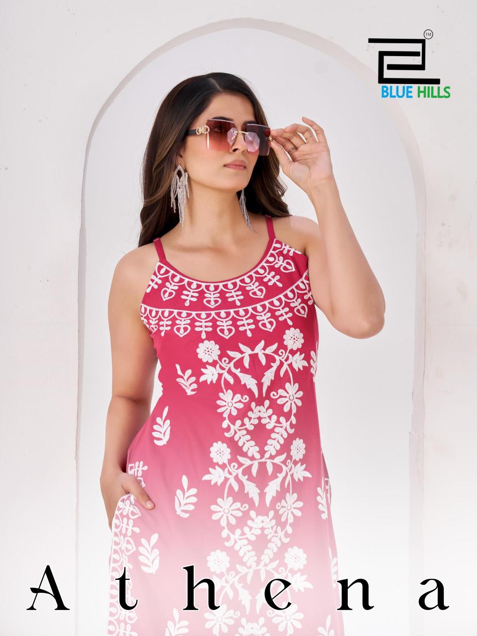 Blue Hills Athena catalog wholesale kurti market in gwalior