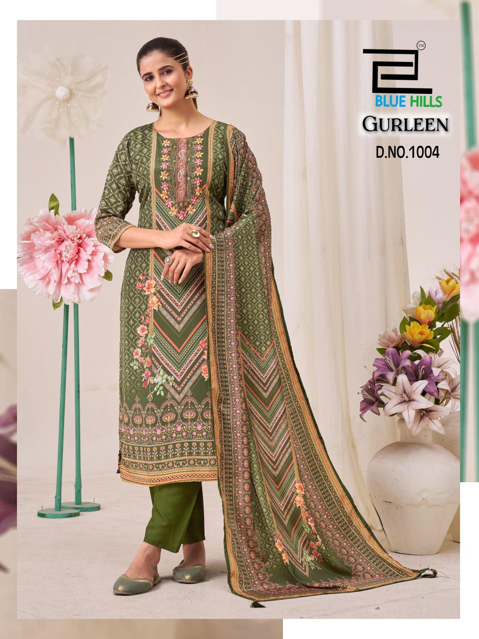Blue Hills Gurleen catalog wholesale kurti from surat online shopong