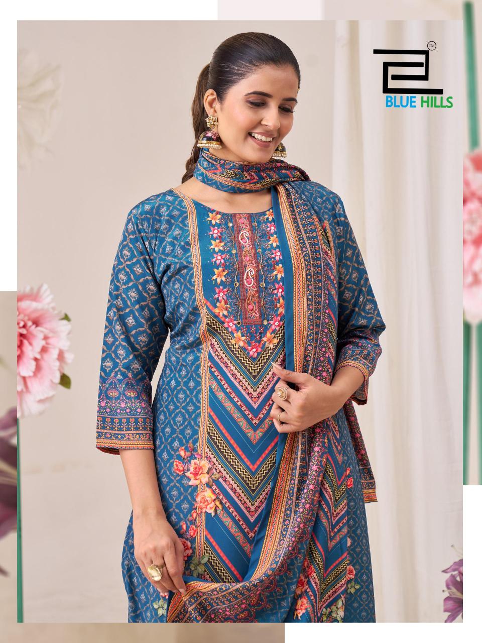 Blue Hills Gurleen catalog wholesale kurti from surat online shopong